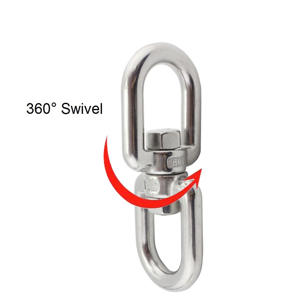 5Stck 304 Edelstahl Auge Zu Auge Anker schwenken 4mm 5mm 6mm 8mm 10mm schwer Pflicht Edelstahl Marine Anker Kette schwenken