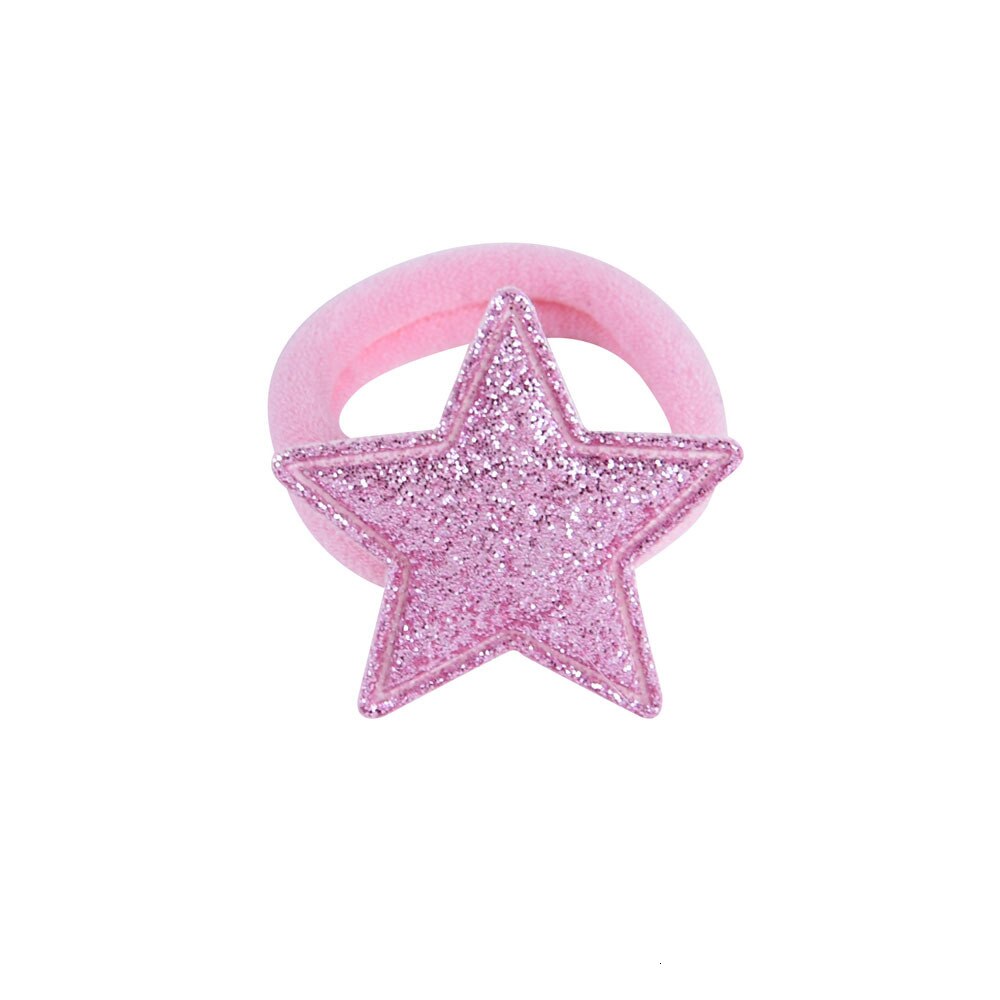 1 stuks Lytwtw's Baby Meisje Cartoon Leuke Kawaii Ster Hart Kroon Baby Haar Accessoire Pasgeboren Peuters Clips Haarspelden: 6