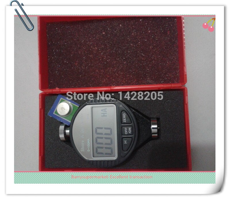 Durometer 0~100HA Dial Scale Rubber Portable Handheld Shore A Digital LCD Display Hardness Meter Tester
