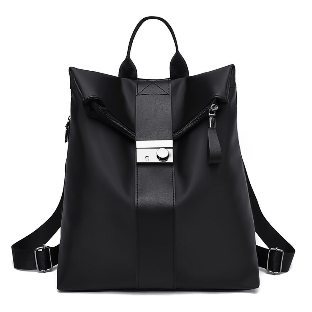 Lässig Oxford Frauen Rucksack Weibliche Größere Kapazität Reise Schulter Taschen Für Teenager Mädchen Anti-Diebstahl Rucksack: Black