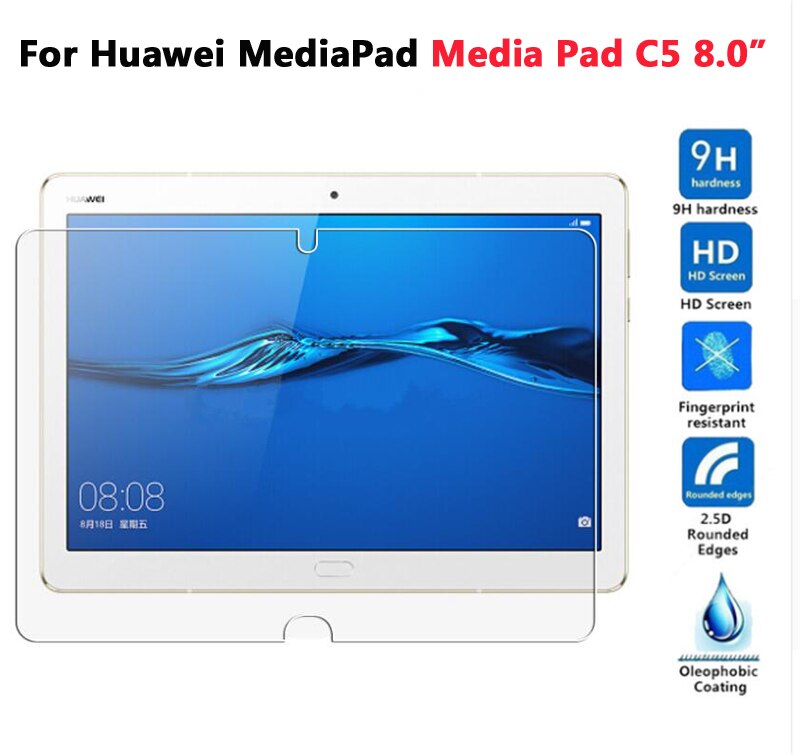 Gehärtetem Glas Für Huawei MediaPad T5 10 Glas Tablette Bildschirm Schutz Für Huawei Mediapad M5 Lite 10 C5 8,0 M3 m2 10,0 8,4 Film: Medien Pad C5 8.0