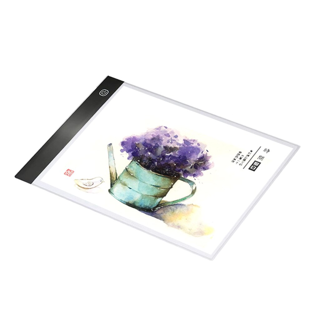 A4 Ultra-Thin Led Light Pad USB Powered Painting Tracing Panel A4 Copyboard for Cartoon Tracing Pencil Drawing Viewing