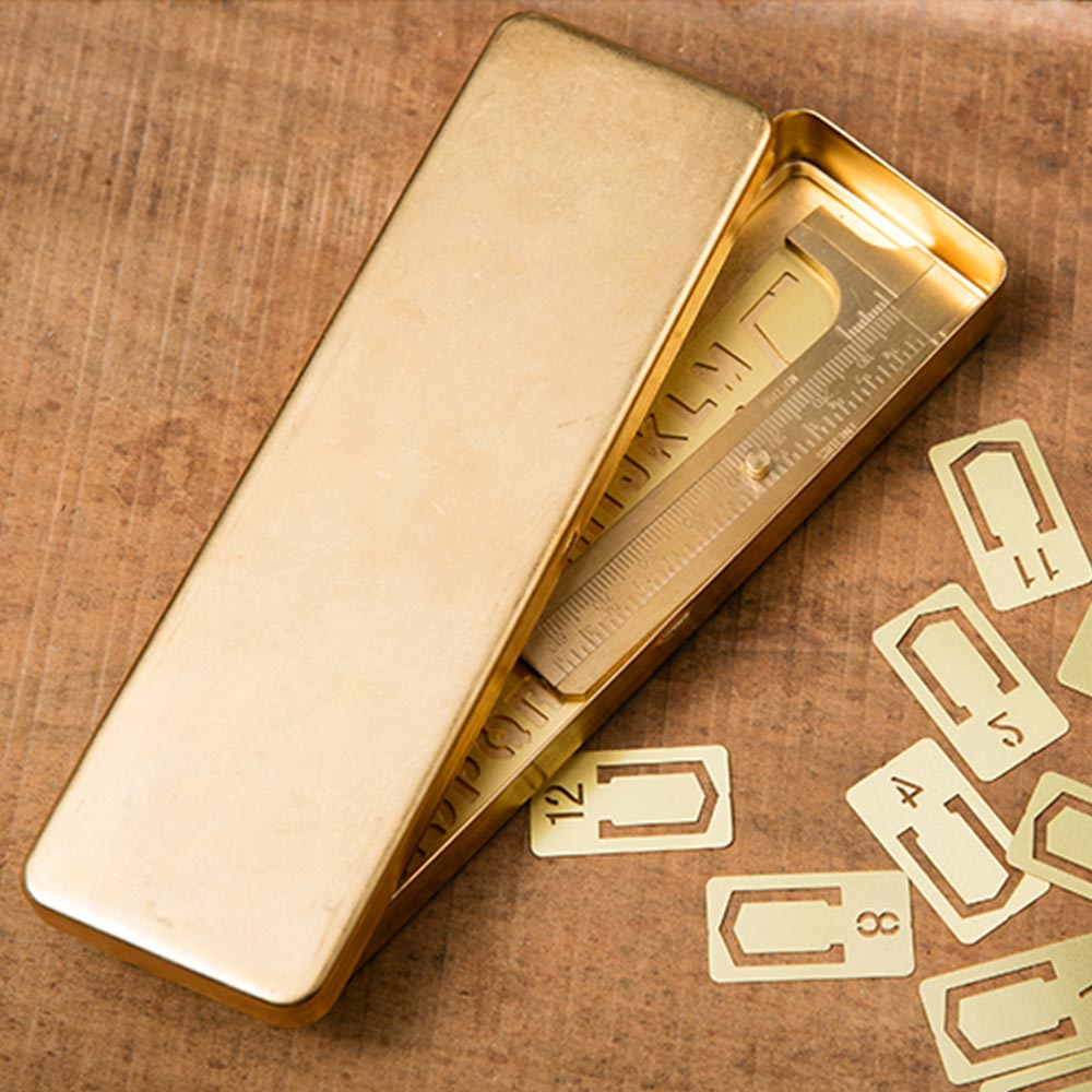 Vintage Messing Handgemaakte Pen Etui Houder Briefpapier Opbergdoos Briefpapier Container Creatieve School Kantoorbenodigdheden