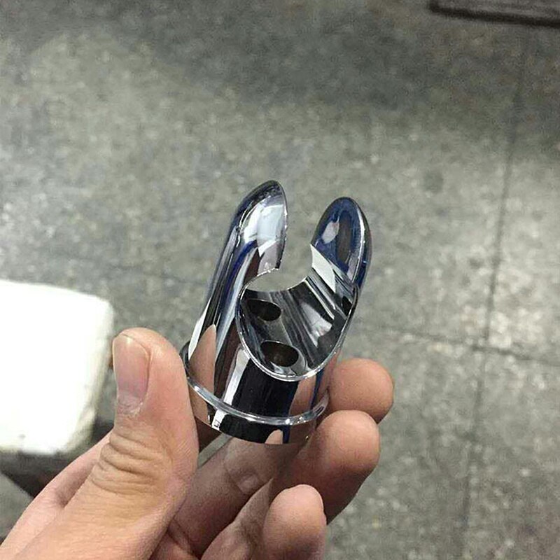 Chrome Bathroom Shower Base Holder Adjustable Hose Wall Mount Head Stand Bracket Shower Head Holder Shower Holder