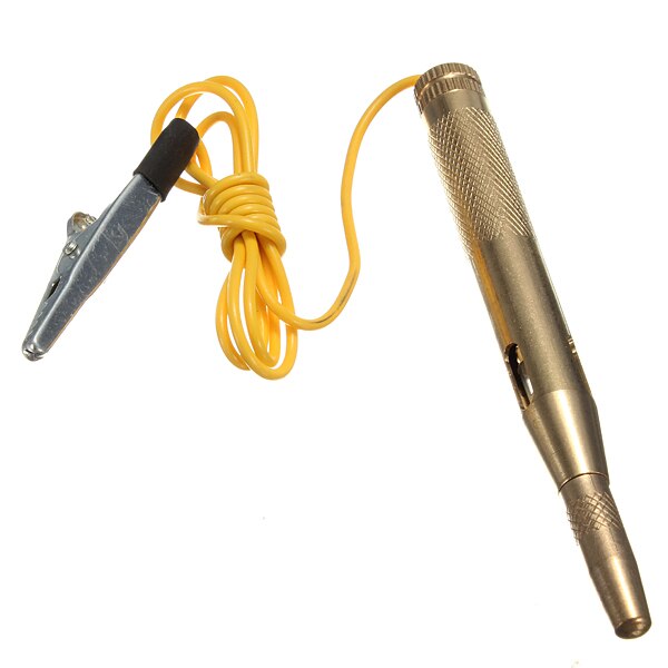 Electronic Voltage Circuit Tester DC 6V 12V 24 Volts Voltage Gauge Test VoltMeter Line Circuit Tester Probe Lamp Continuity Car