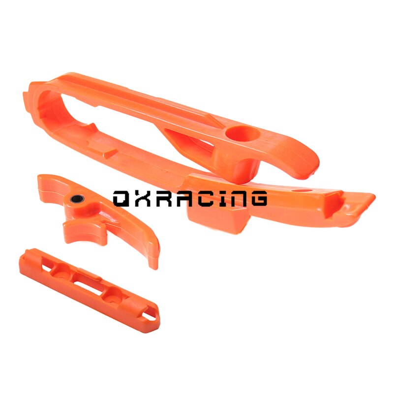 Motorcykel plast kedja glider svingarm guide för sx sxf 125 150 200 250 350 450 525 smutscykel