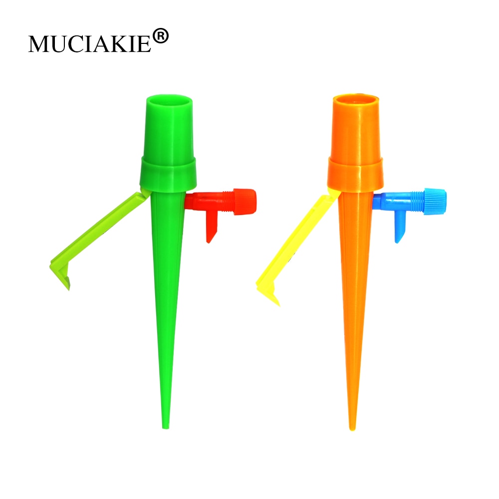 12PCS Automatic Plant Self Watering Spikes System with Slow Release Control Devices With Anti-tilt Anti-down Bracket Suitable