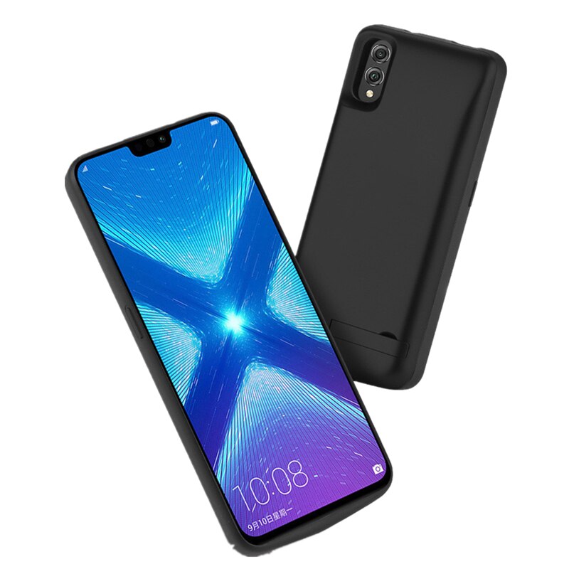 Battery Power Cases For Huawei Honor 8X Battery Charger Cover 6500mAh Portable External Stand Power Bank Battery Charging Cases