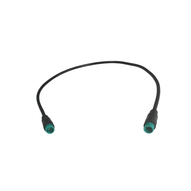 50CM 5Pin Männlich Zu Weiblich E-bike Verlängerung Kabel Grün Stecker Für Elektrische Fahrrad Bafang Display Verlängerung Kabel wasserdicht: WHITE