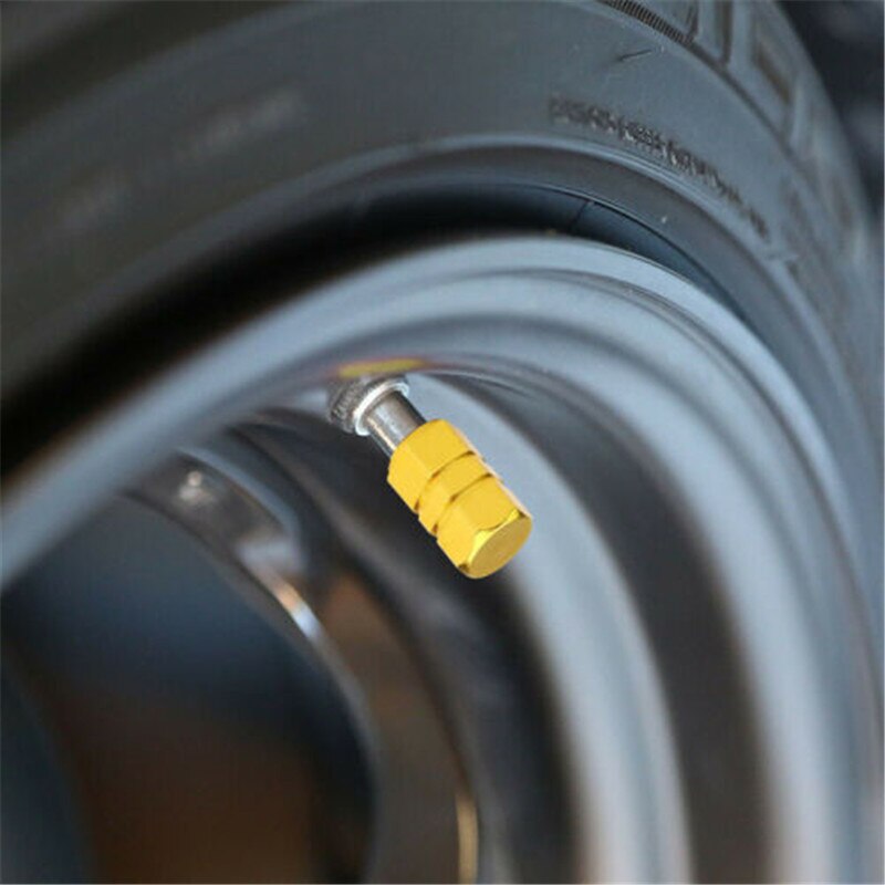 4 Uds tapon rueda coche tapones valvula coche enchufes de rueda de neumático de neumáticos Tapa Valvula para rueda de motocicleta tapas Theftproof aluminio rueda de coche Tapa de válvula tapas de válvula de aire tapone