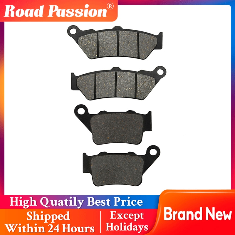 Road Passion Motorcycle Front and Rear Brake Pads For BMW C1 125 C1 200 G650 G650GS F650 F650CS Scarver F650GS F650ST