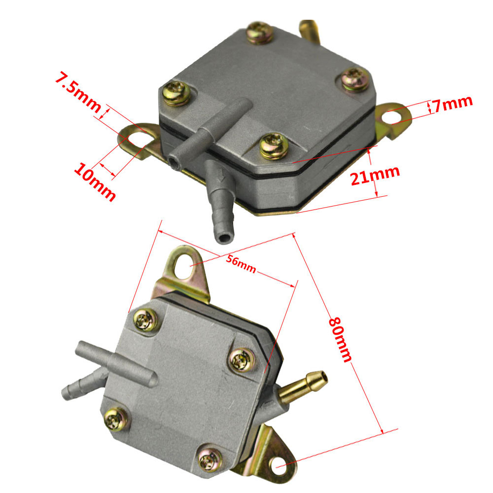 Replacement Metal Fuel Pump For Yerf-Dog 4x2 ATV CUV UTV Scout Rover 150cc GY6 Engine Go Kart