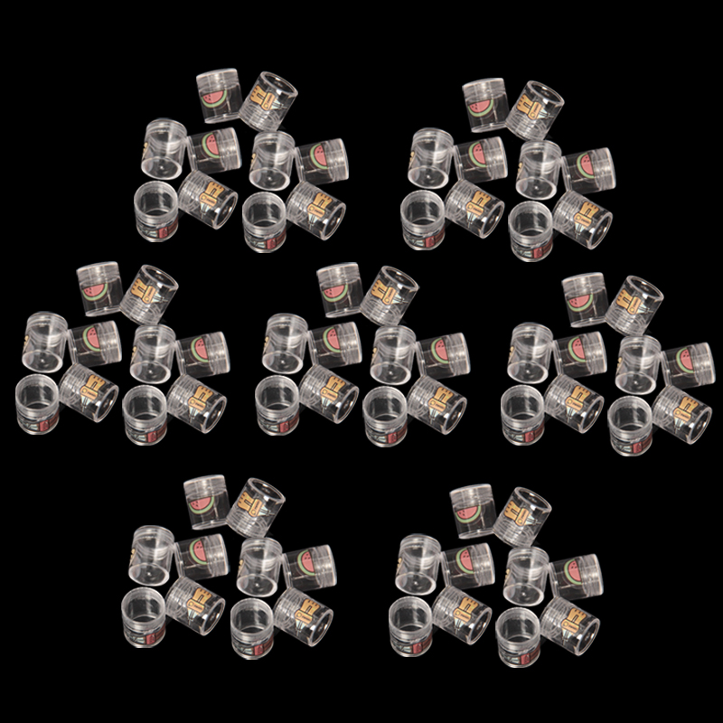 Clear Plastic Bead Storage Containers Set with 30 Pieces Transparent Bottles Storage Jars Diamond Painting Accessory Box: No stickers 70pcs