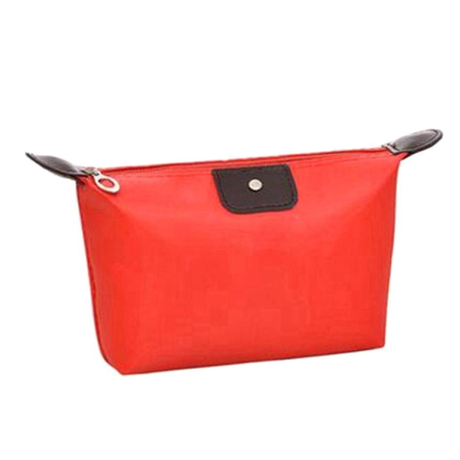 10 Color Dumpling Makeup Bag Solid Color Polyester Cosmetic Bag Around Soft Portable Korean Version Make Up Bag: 5