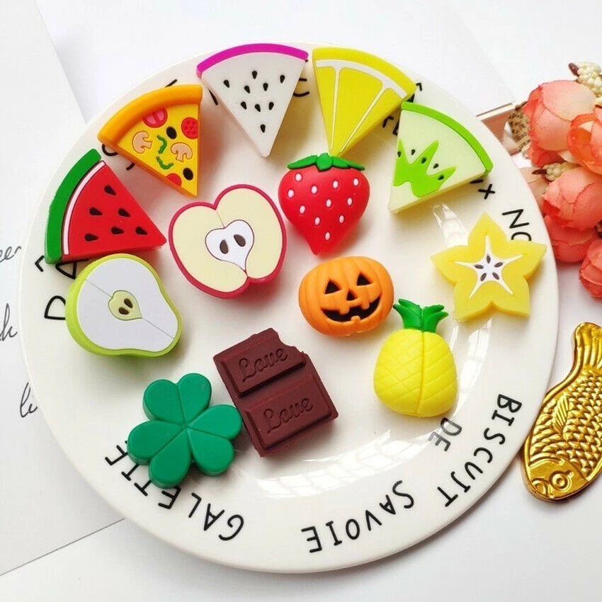 Protecteur de câble de chargeur de téléphone, morsure de Fruit de dessin animé, mignon, cordon souple, accessoires de téléphone, Lightning/MicroUSB/connecteur de Type C