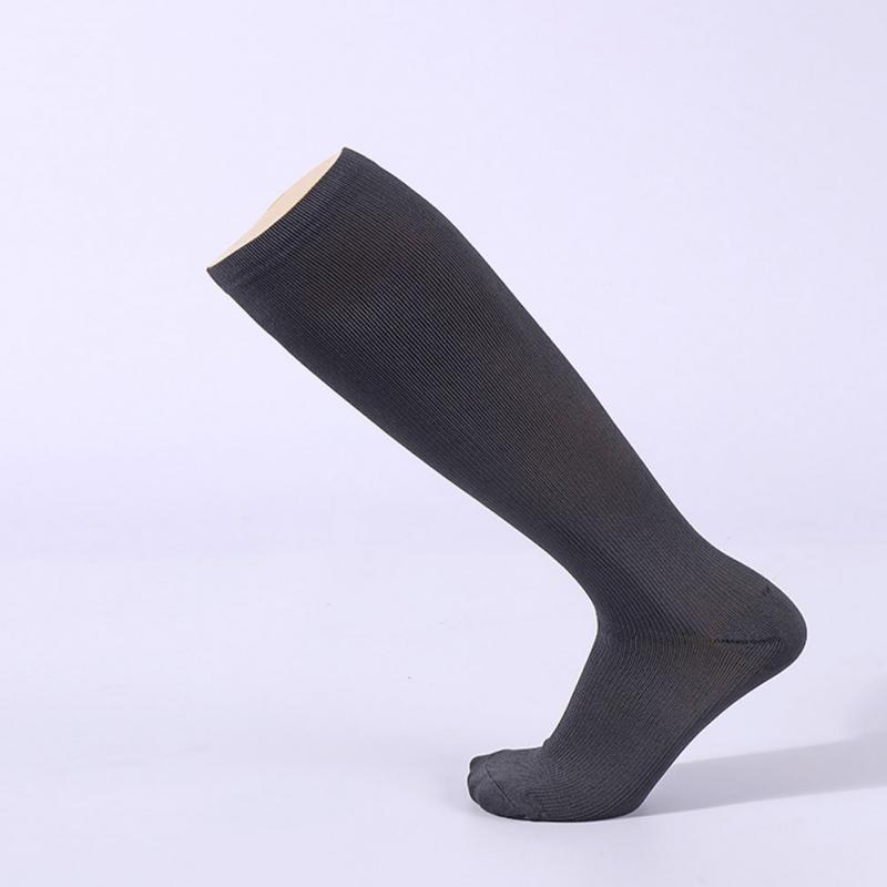 Høst unisex kompresjonsstrømper trykk åreknuter strømpe knehøy benstøtte stretch trykk sirkulasjon
