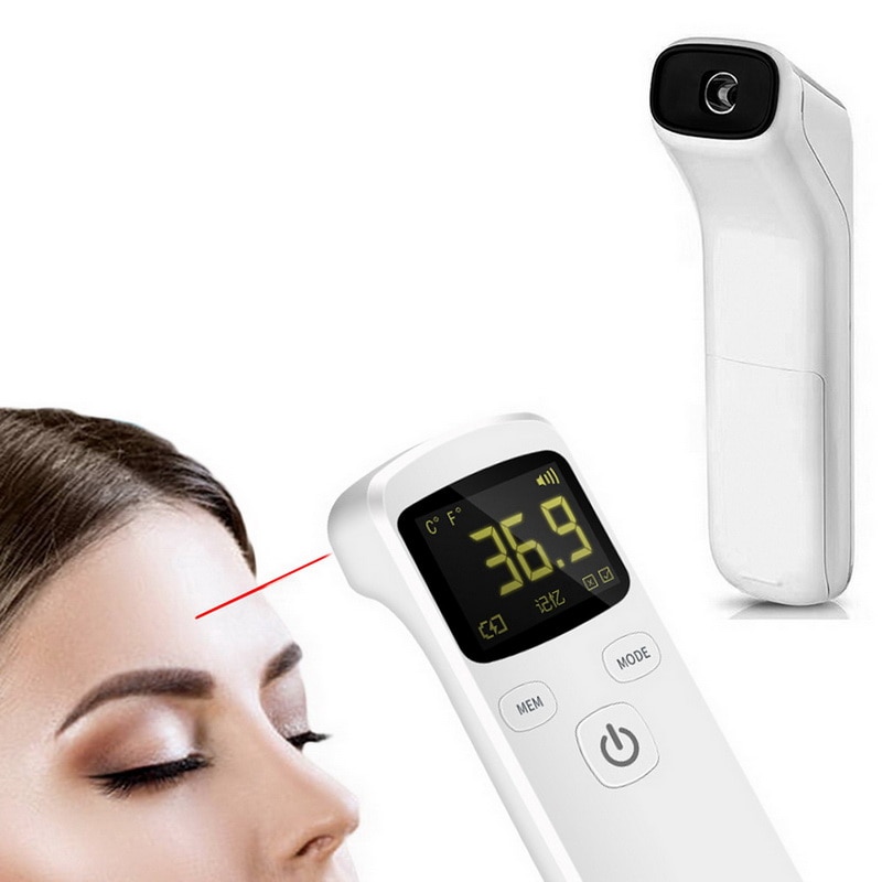 Digitalt infrarødt termometer til hjemmet berøringsfrit ir temperaturmåler værktøj infrarødt pandetermometer til baby og voksne