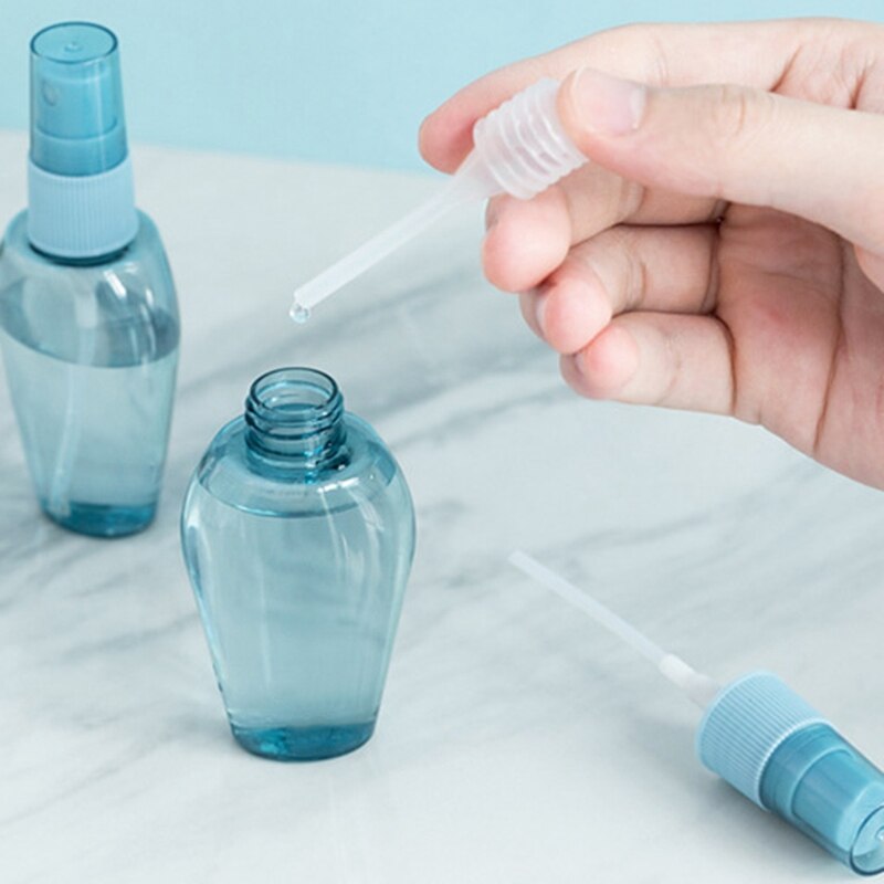 Reisformaat toiletflessenset, cosmetische make-up vloeistofcontainers, lekvrije reisaccessoire met opbergvakje voor mannen en vrouwen , 4