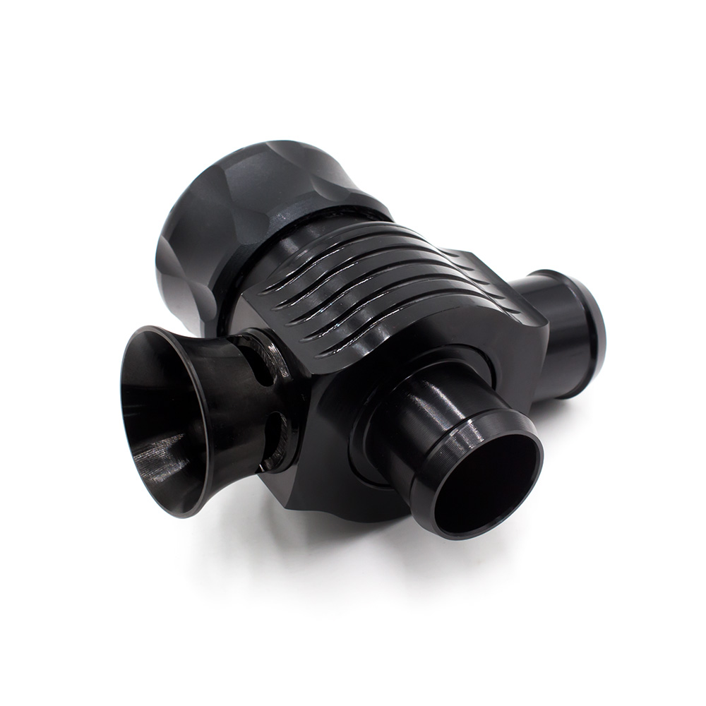 Universal Dual Port Blow Off Valve 25mm (BLACK) Diverter Valve Dump Valve(BOV) /blow dump/blow off adaptor