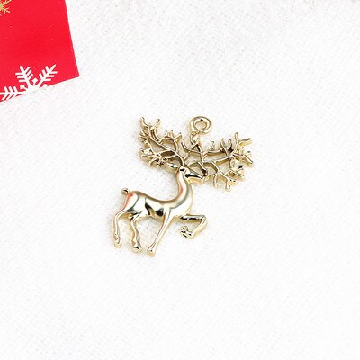 6pcs Brosche Pin Weiblichen Mantel Pullover Schal Verdienen Modische Frau Legierung Weiß Gold Fawn Auf Weihnachten Tag Schmuck: gold