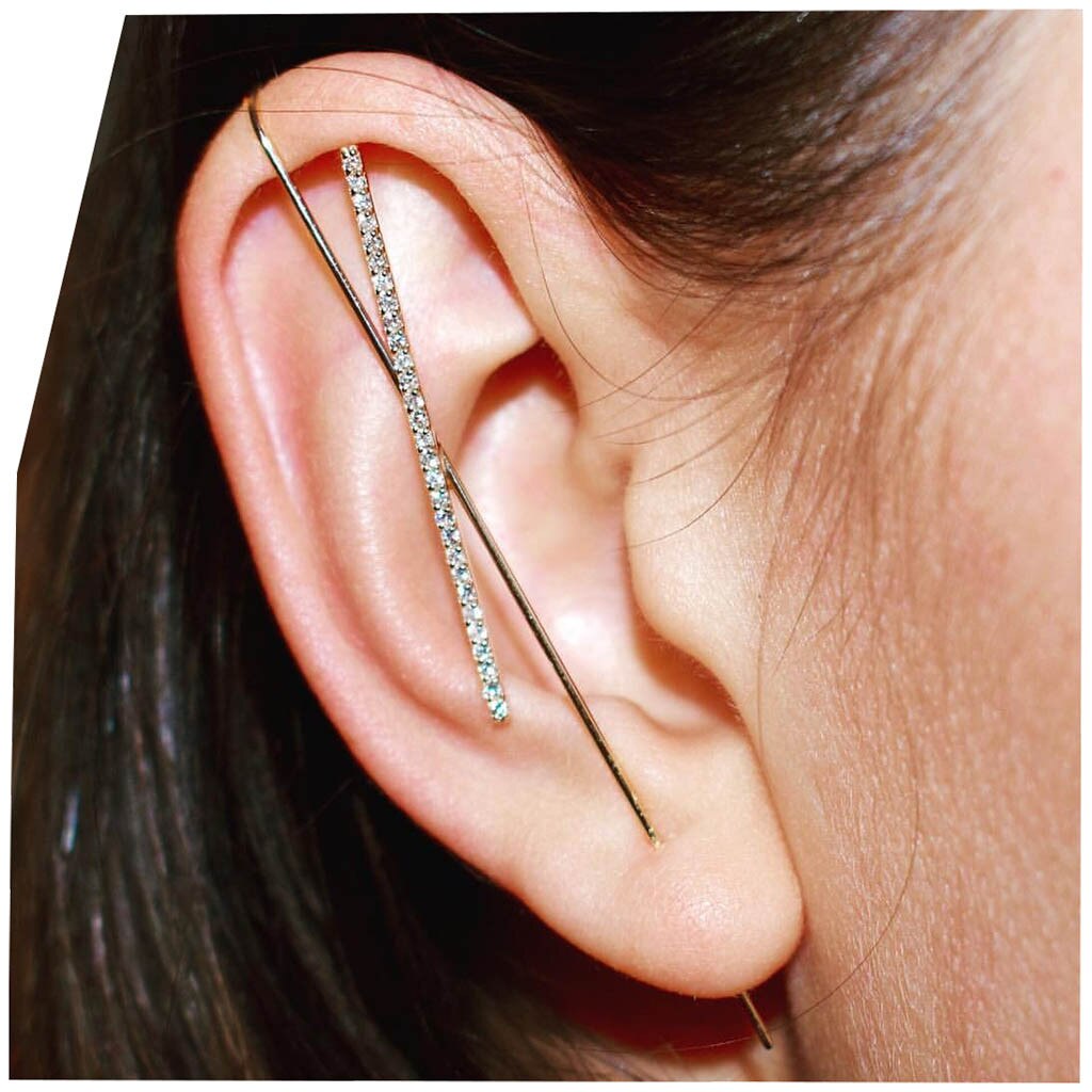 dell'orecchio dell'involucro cingolato Orecchini del Gancio Più Stili Elegante Geometrica Orecchini piercing Orecchino di Strada Popolare anca salto Dei Monili dell'orecchio