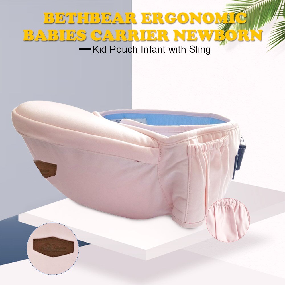 Beth Bear-tabouret de porte-bébé | Sac à dos, ceinture de maintien, pour bébés enfants, respirant, Anti-glisse, hanche