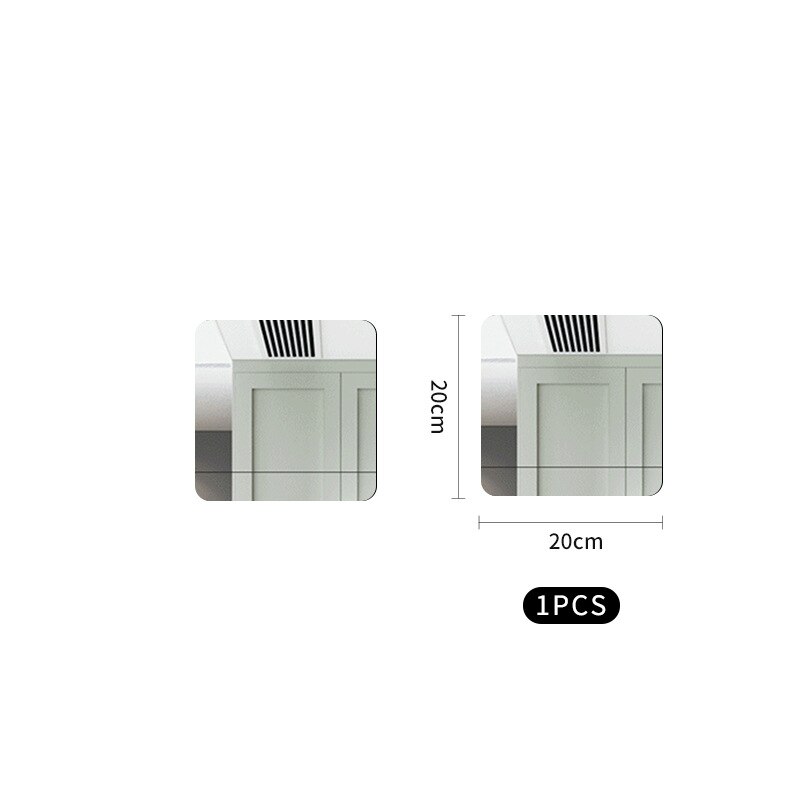 Acrylic HD Mirror Wall Mirror Sticker Soft Mirror Patch Full Height Mirror Living Room Makeup Mirror Bathroom Full Length Mirror: Rounded Corners