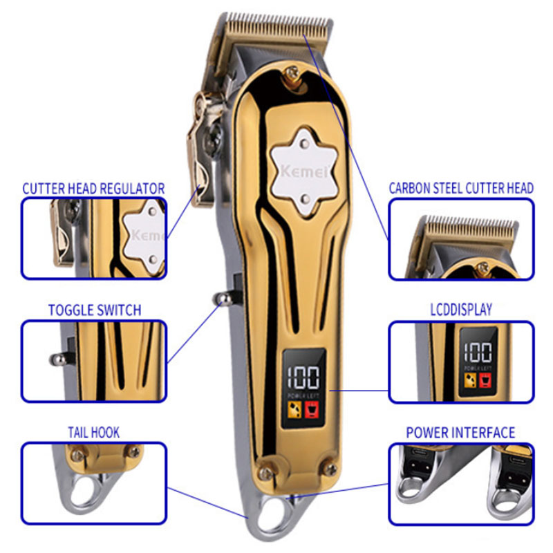 barber shop Combo Kits Electric Hair Clipper For Men Hair Trimmer Beard Edging Hair Cutting Machine Rechargeable
