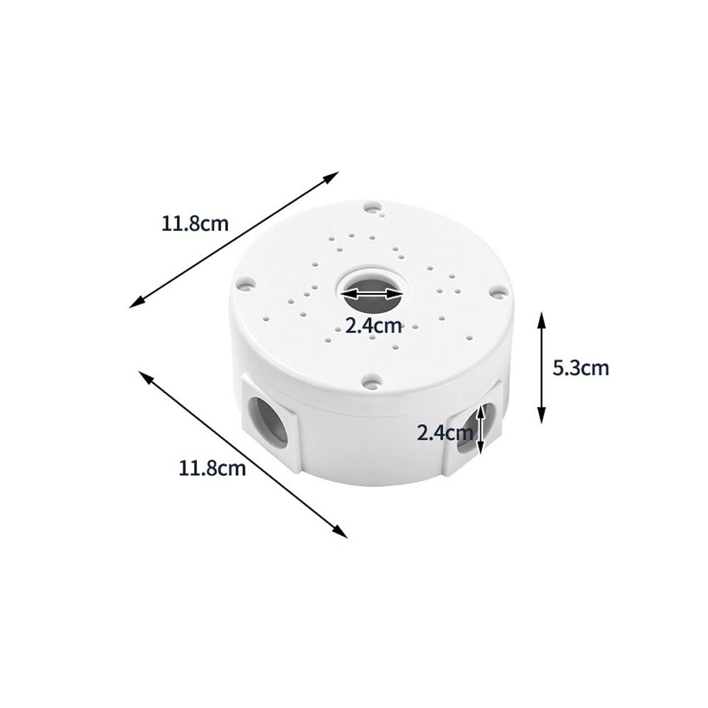 Soporte de pared para cámara CCTV, caja de conexiones de plástico Universal, soportes de domo de vigilancia, Cable impermeable, Base profunda