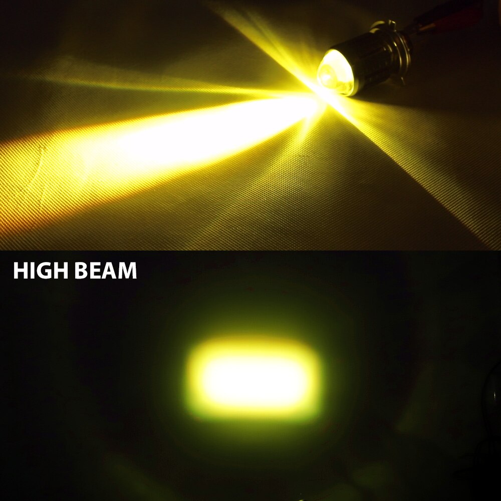 Faros LED H4 para motocicleta, faros LED H6 BA20D Hi Lo beam para Moto, lámparas LED para motocicleta 3000K 6000K, faro delantero para Moto