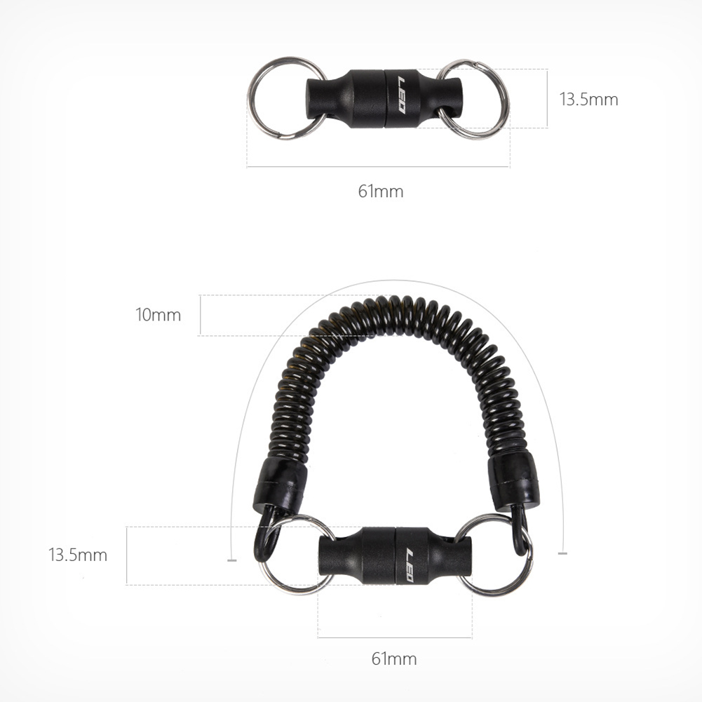 Fly Fishing Magnetic Net Release Landing Net Holder Keeper with Lanyard Outdoor Portable Fly Fishing Accessories Fishing Tackle