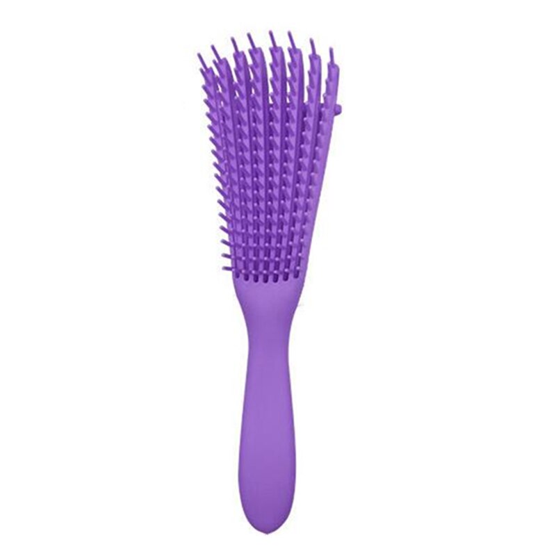 Hair Scalp Massage Comb Detangling Hair Brush Wet Curly Hair Comb Detangler for Women Men Salon Hairdressing Hair Styling Tools: Purple