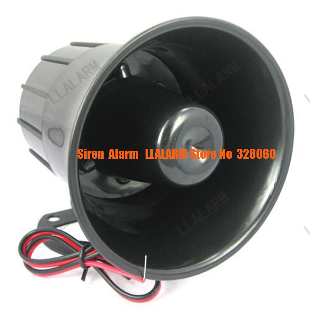 DC 12V Wired Loud Alarm Siren Horn Outdoor with Bracket for Home Security Protection System alarm systems security home