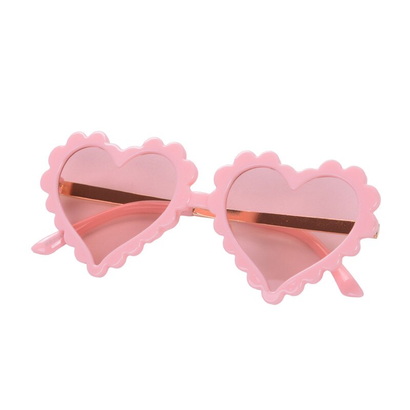 Kids Hoofddeksels Peuter Hartvormige Zonnebril Leuke Mode Uv-bescherming Zon Glas Voor Childrens Jongens Meisjes Strand: B