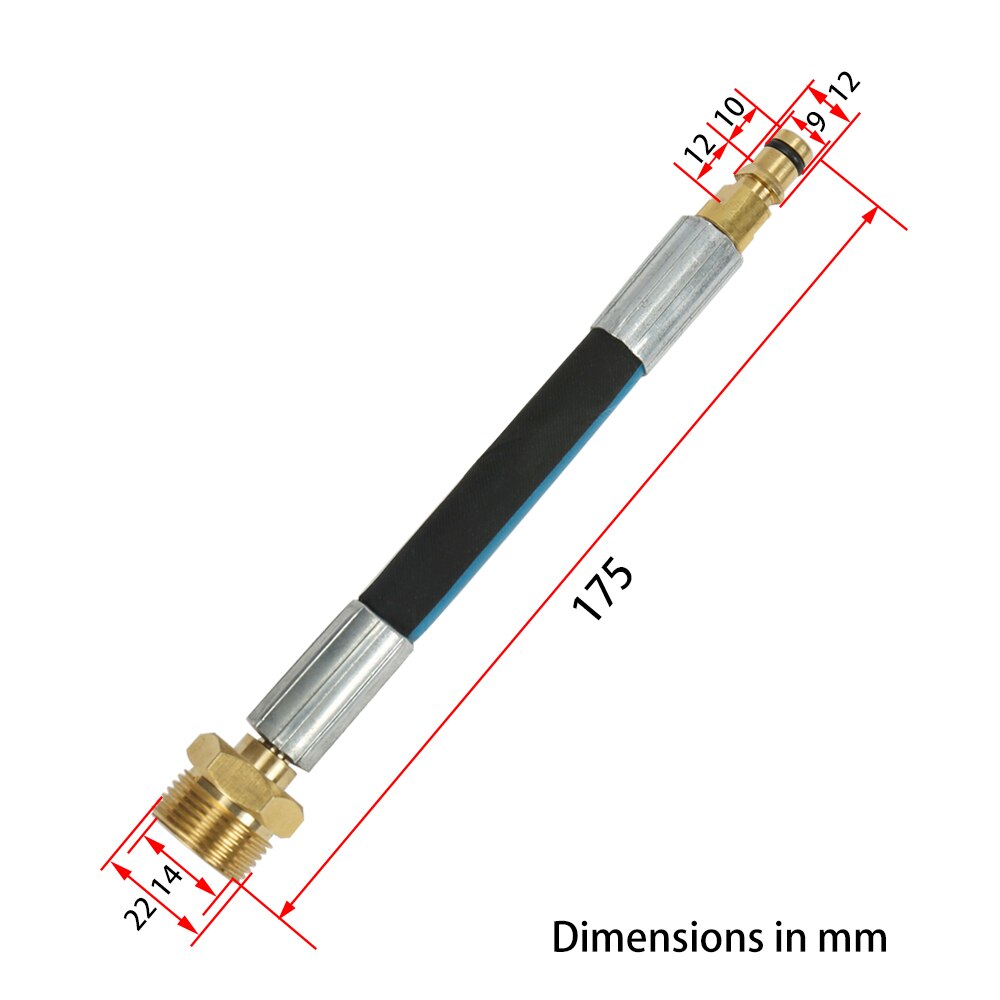 Hogedrukreiniger Slang Adapter M22 Hogedrukleiding Snelkoppeling Converter Fitting Voor Karcher K-Serie Hogedrukreiniger