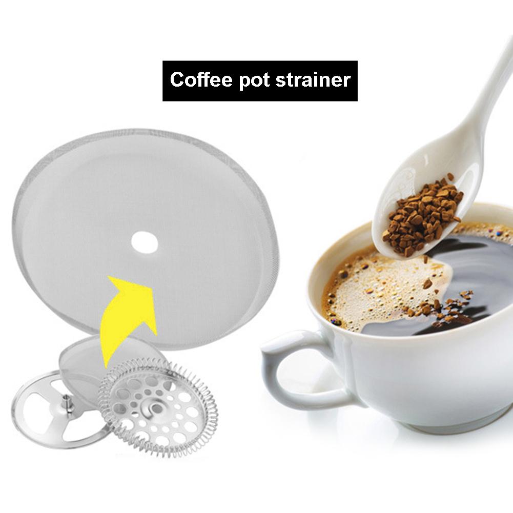 Stainless Steel Reusable Detachable Mesh Filter Home Office Coffee Maker Sheet Coffee Filter Paper