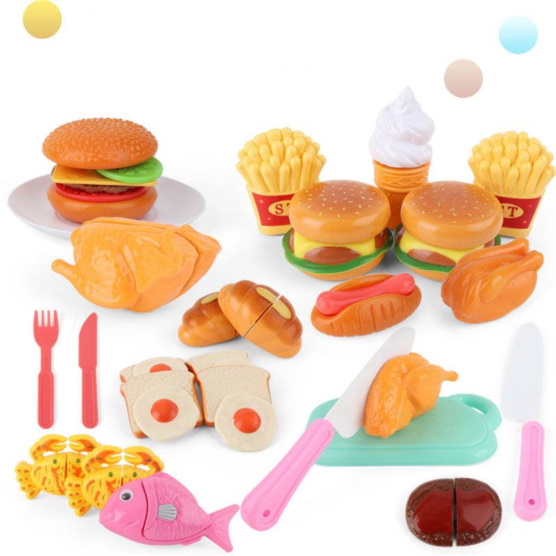 Forno a microonde Cucina Giocare impostato con Giochi Di Imitazione Cibo Finto-grande per i più piccoli di Età Compresa Tra 3 e più vecchio-educativi di Potenza Della Batteria