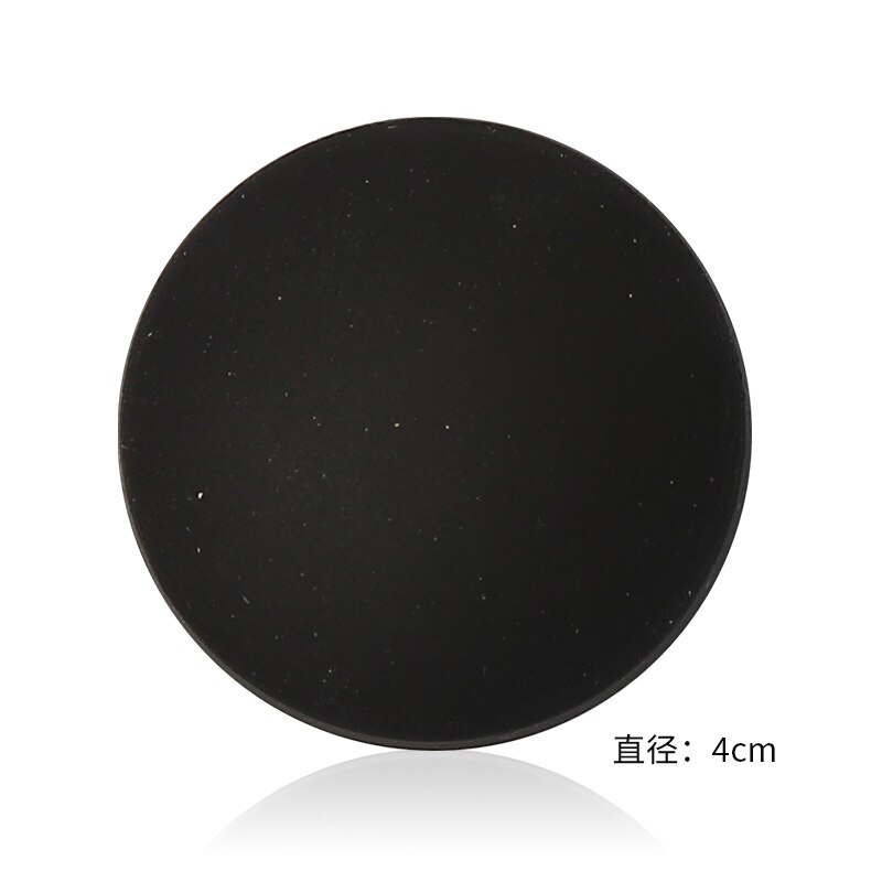 Butoir de porte en silicone directe 4 styles, protection murale, anti-choc, protection contre les chocs, protection de poignée de porte en silicone: Black