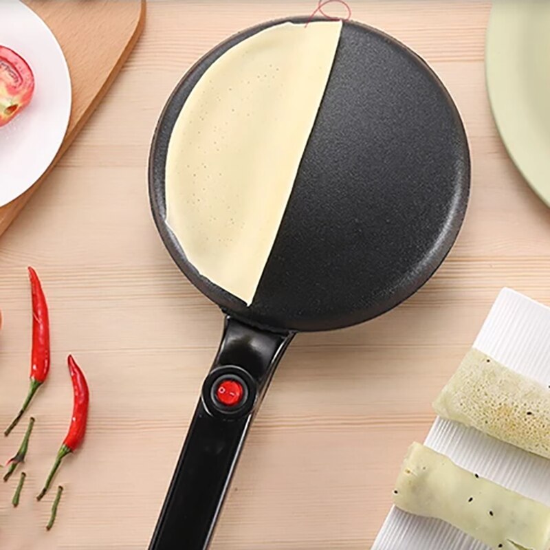 220V 800W Diy Elektrische Bakpan Thuis Lente Roll Taart Machine Laag Van Huid Automatische Mini Pannenkoek Pot cake Eu Plug