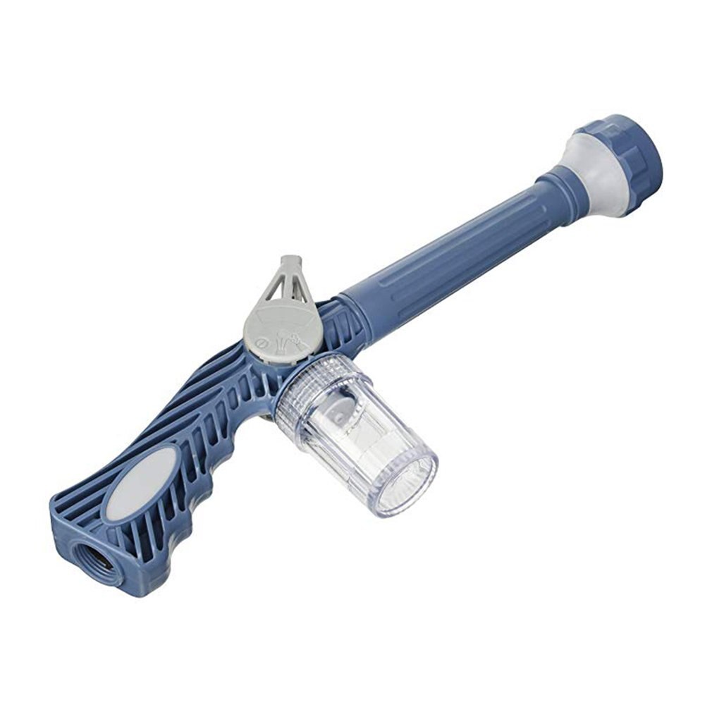 Jet Water 8-Nozzle Multi-Function Spray Gun W/Built-In Soap Dispenser - Blast Away All Those Dirty Jobs