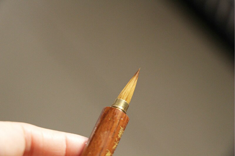 Pen-Stijl Wezel Haar Borstel Pen Kleine Reguliere Script Schrijven Borstel Voor Kopiëren Geschriften Chinese Kalligrafie Schilderij Borstels
