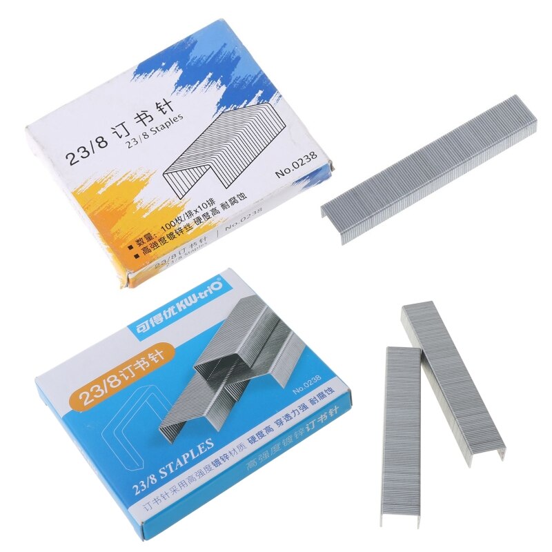 1000Pcs/Box Heavy Duty 23/10 Metal Staples For Stapler Office School Supplies Stationery