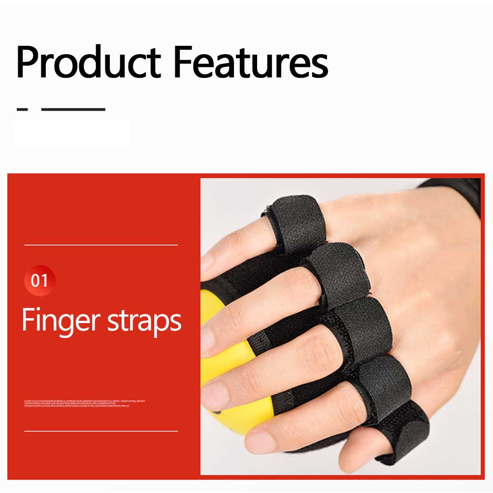 Finger Grip Power Traing Ball Anti-Spasticity Exercise Massage Orthosis Rehabilitation Fitness Exercise Protector Cover Stroke