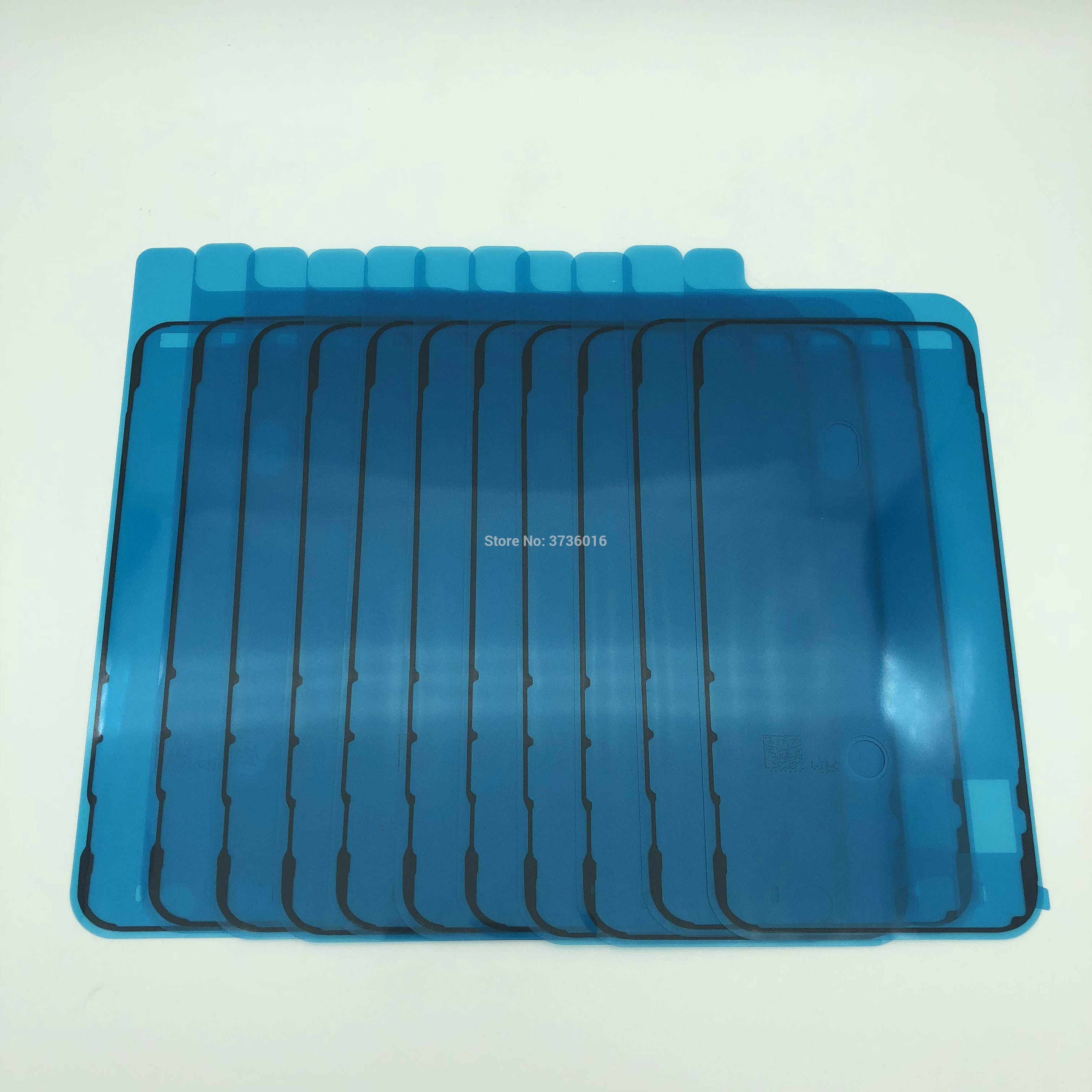 Pegamento adhesivo resistente al agua para iPhone X, XS, MAX, XR, lcd, marco de moddle, reparación de pegatinas de repuesto, 10 unidades/bolsa