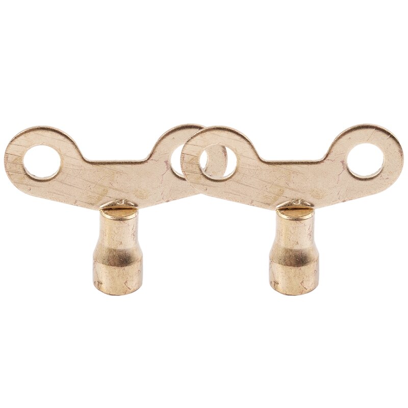 2 pcs Kitchen 15/64 inchSquare Stem Gold Tone Faucet Key Knop: Default Title