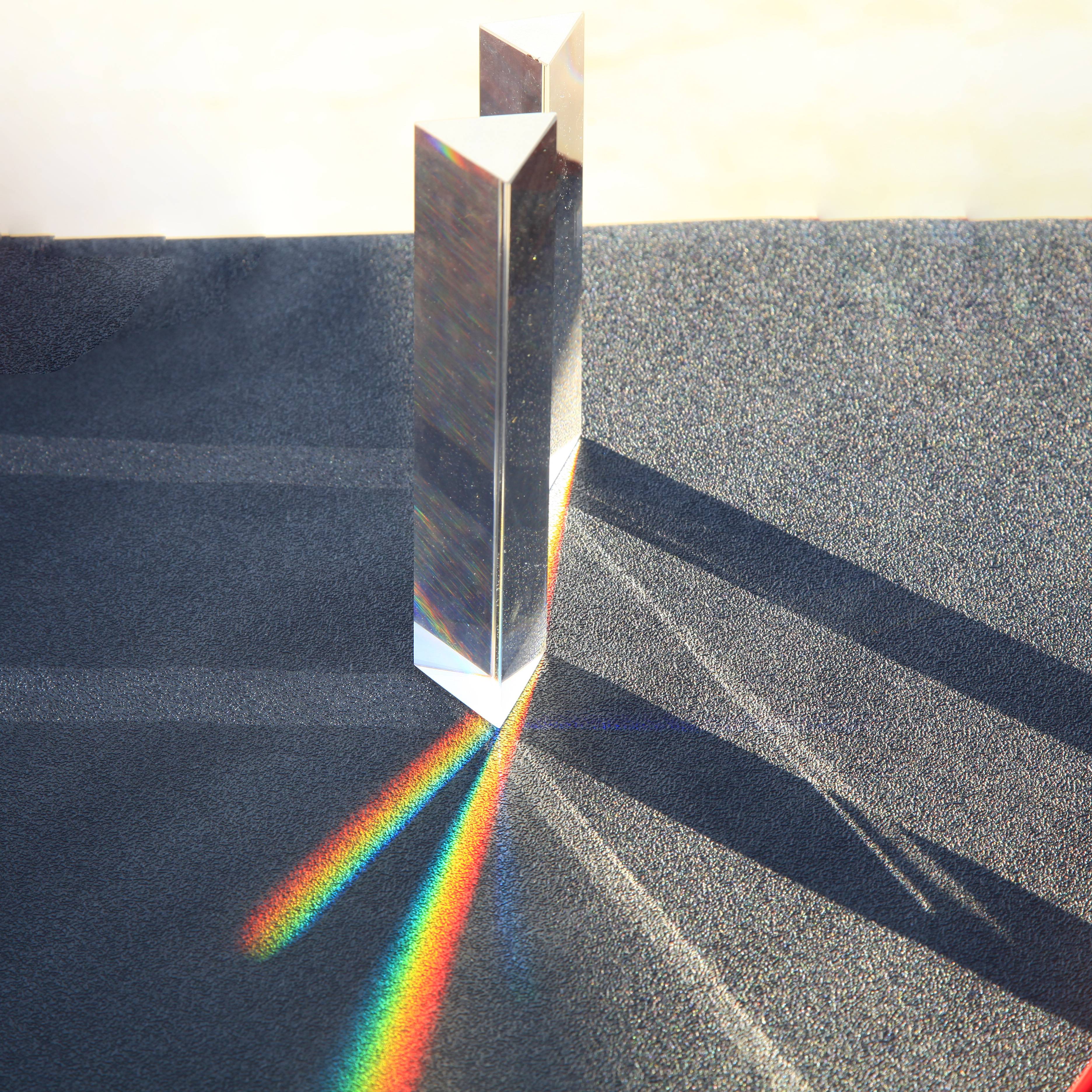 Natuurkunde Science Speelgoed Triple Prisma Glas Reflecterende Kleur Licht Spectrum Leren Educatief Speelgoed Voor Kinderen School Onderwijs