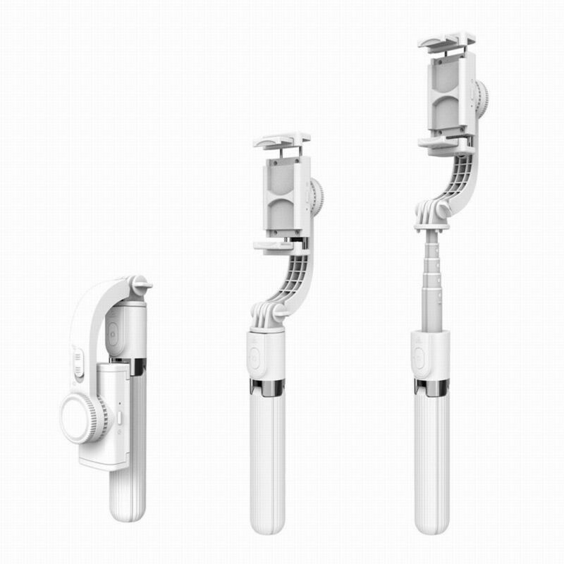 L08- fach tragbares selfie-stick-stativ mit gimbal-stabilisator und fernbedienung für smartphones, bluetooth-fähig