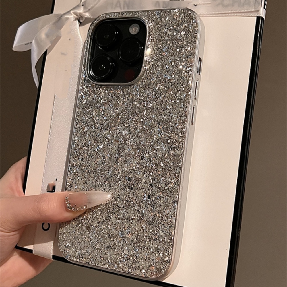Luxe Glitter Bling Pailletten Telefoon Case Voor iPhone 15 14 13 12 11 Pro Max Plus Gegalvaniseerde Lens bescherming Zachte Siliconen Cover