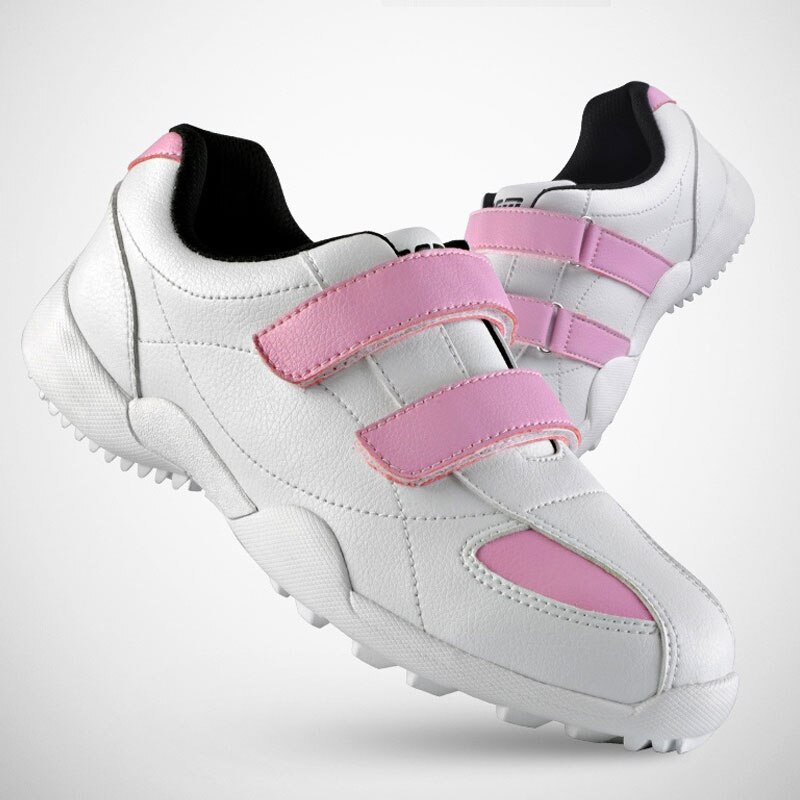 Pgm , zapatos de Golf antideslizantes para mujer, zapatillas ligeras transpirables de Golf/tenis, zapatillas de deporte de cuero suave AA10098