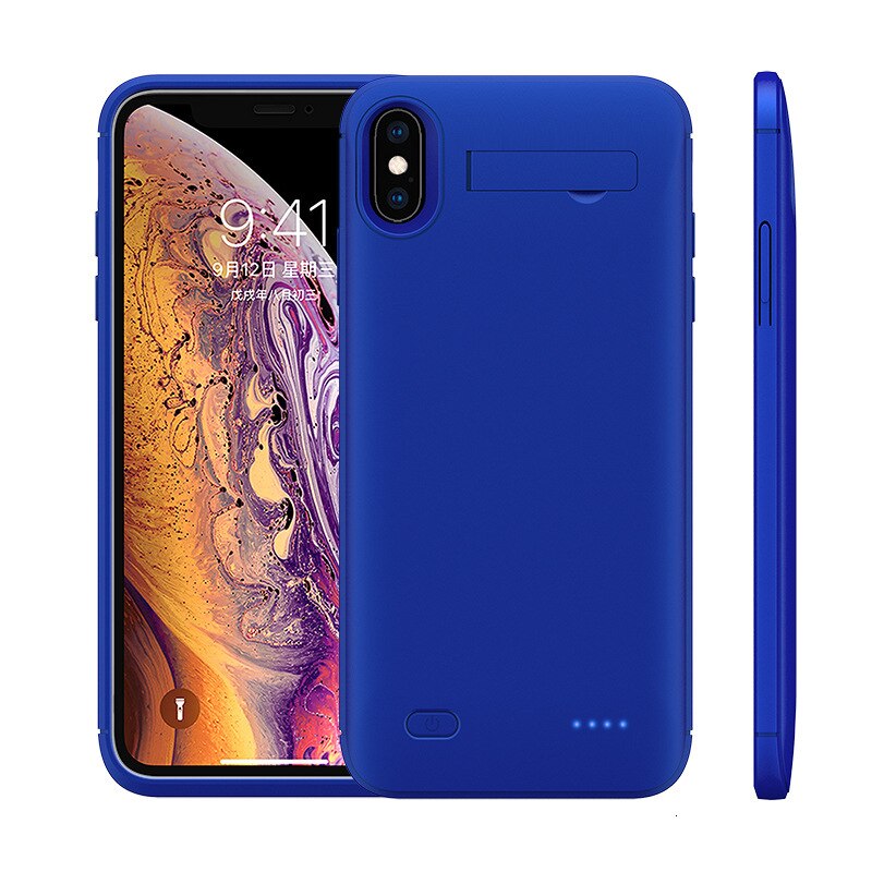 Batterij Oplader Voor iphone XS MAX XR XS X Batterij Case Power Bank Opladen Cover Voor iPhone 8 7 plus 6 6S Plus Oplader